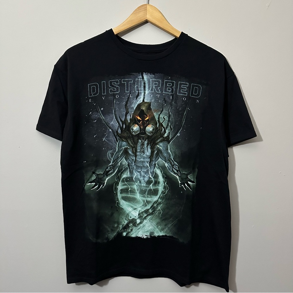 Disturbed Evolution Tour 2019 Rock Band Concert T Shirt Adult Size Large